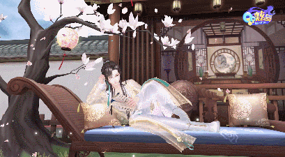 星语臻品丨伊人卧榻，簪花扶鬓，倾城一笑美艳不可方物~