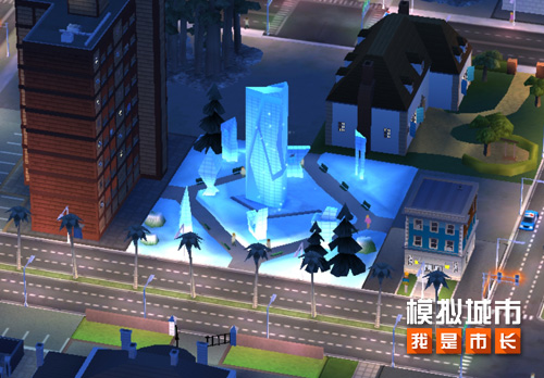 《模拟城市：我是市长》为城市打造冰雪仙境插图
