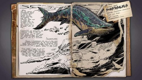 《方舟生存进化》次世代版本提升角色创建，萨斯特鱼龙生物图谱公开插图6