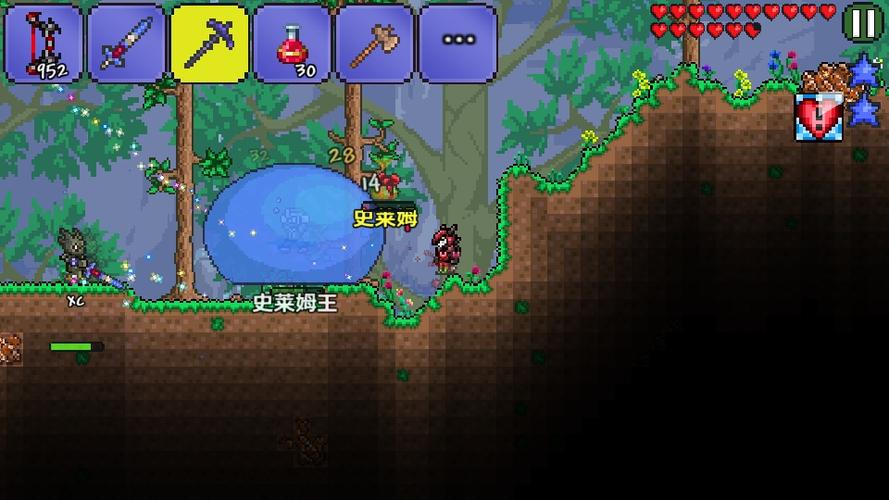 泰拉瑞亚如何击杀史莱姆王