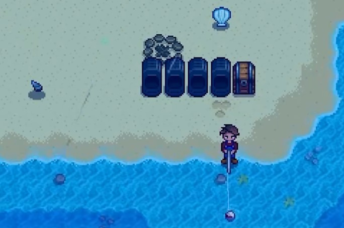 星露谷物语钓鱼的储物箱要如何放置