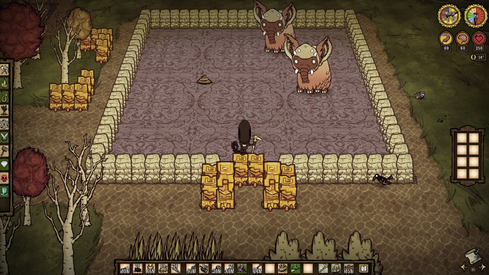 饥荒联机版如何储存肉类食物