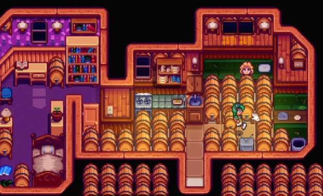 星露谷物语如何卡柱村民的进出