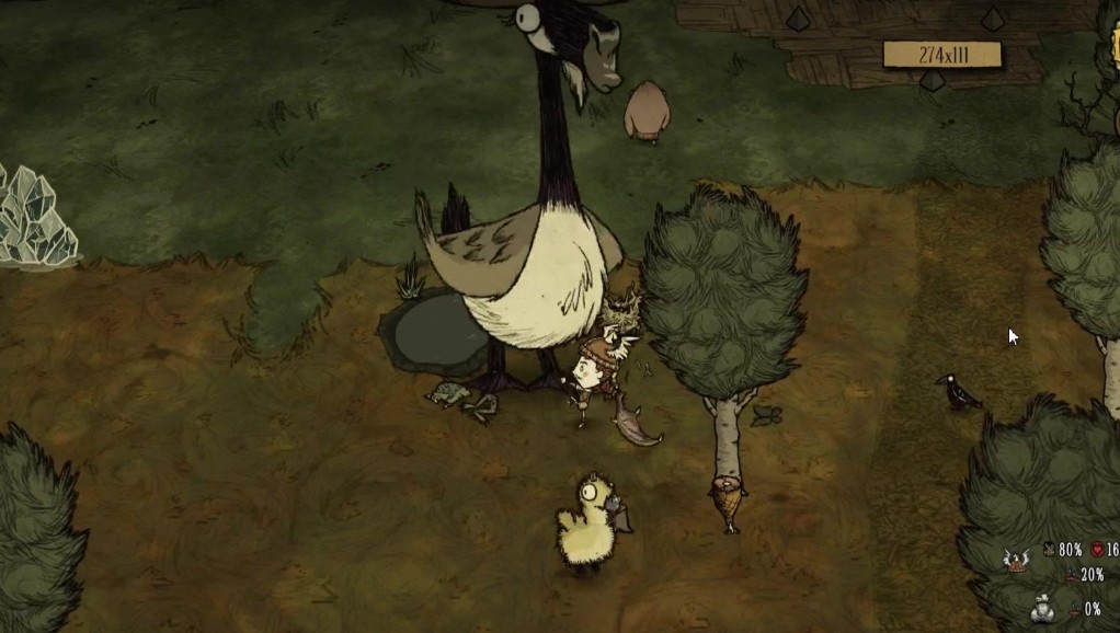 饥荒联机版怎么打麋鹿鹅 饥荒联机版怎么打麋鹿鹅