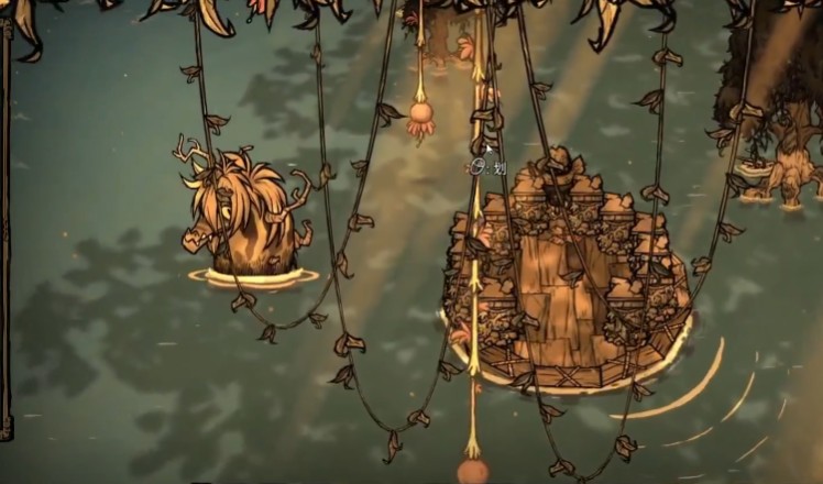 饥荒联机版如何圈养草鳄鱼