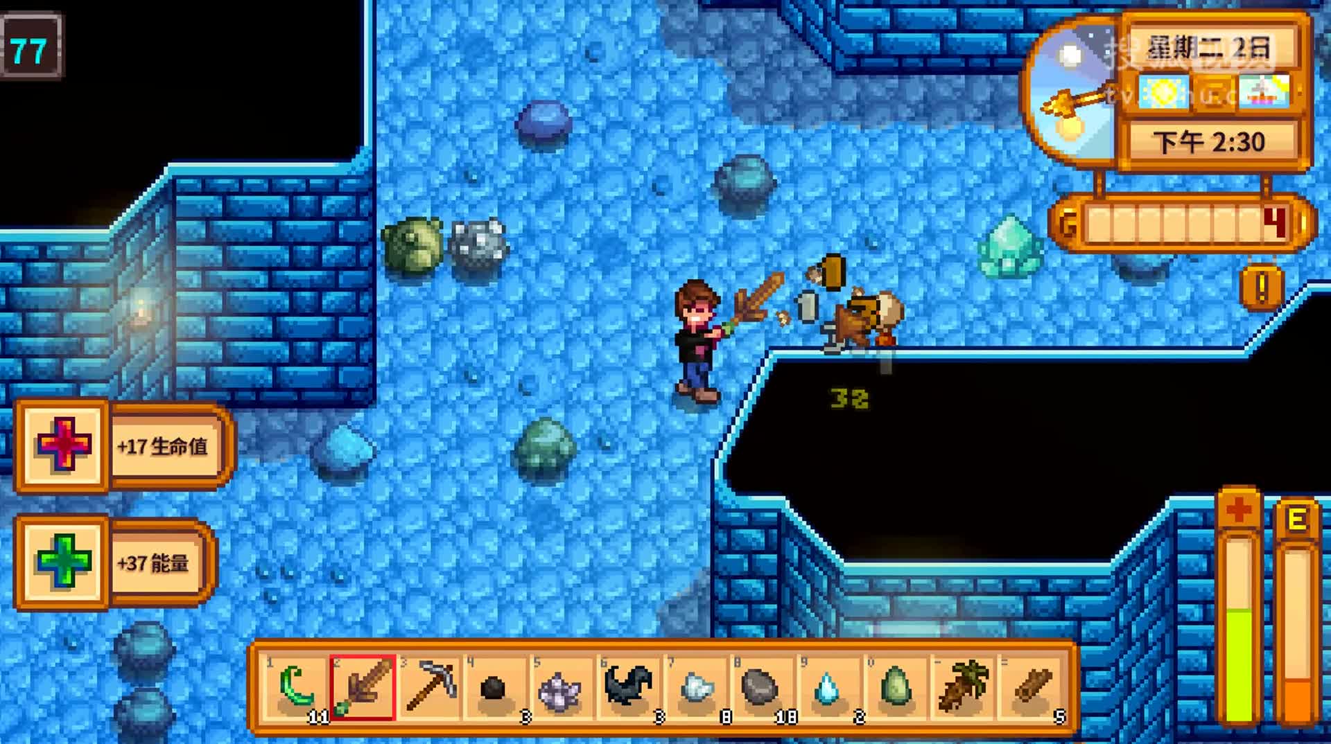 星露谷物语矿井冰冻层有哪些怪物