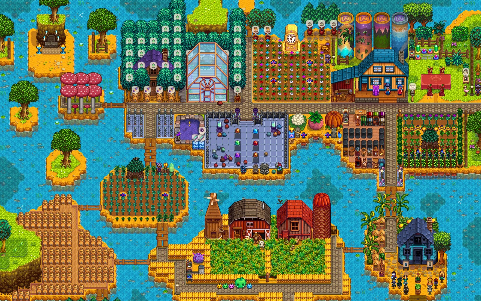 星露谷物语河边农场和海滩农场有什么区别