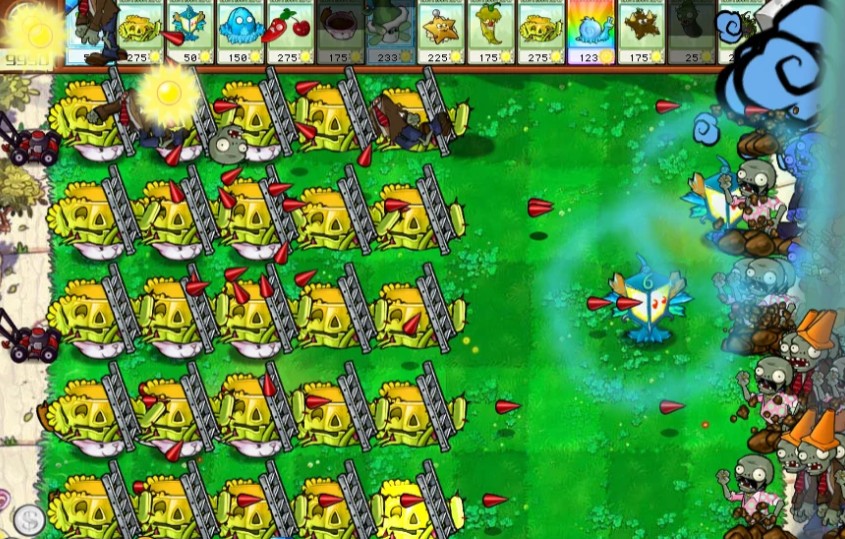 植物大战僵尸无尽模式怎么搭梯子 植物大战僵尸无尽模式怎么搭梯子