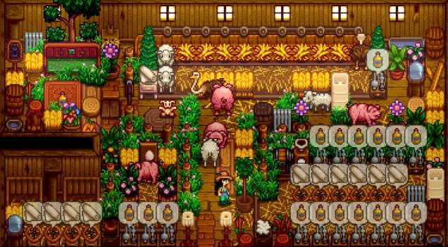 星露谷物语畜棚怎么进行布局