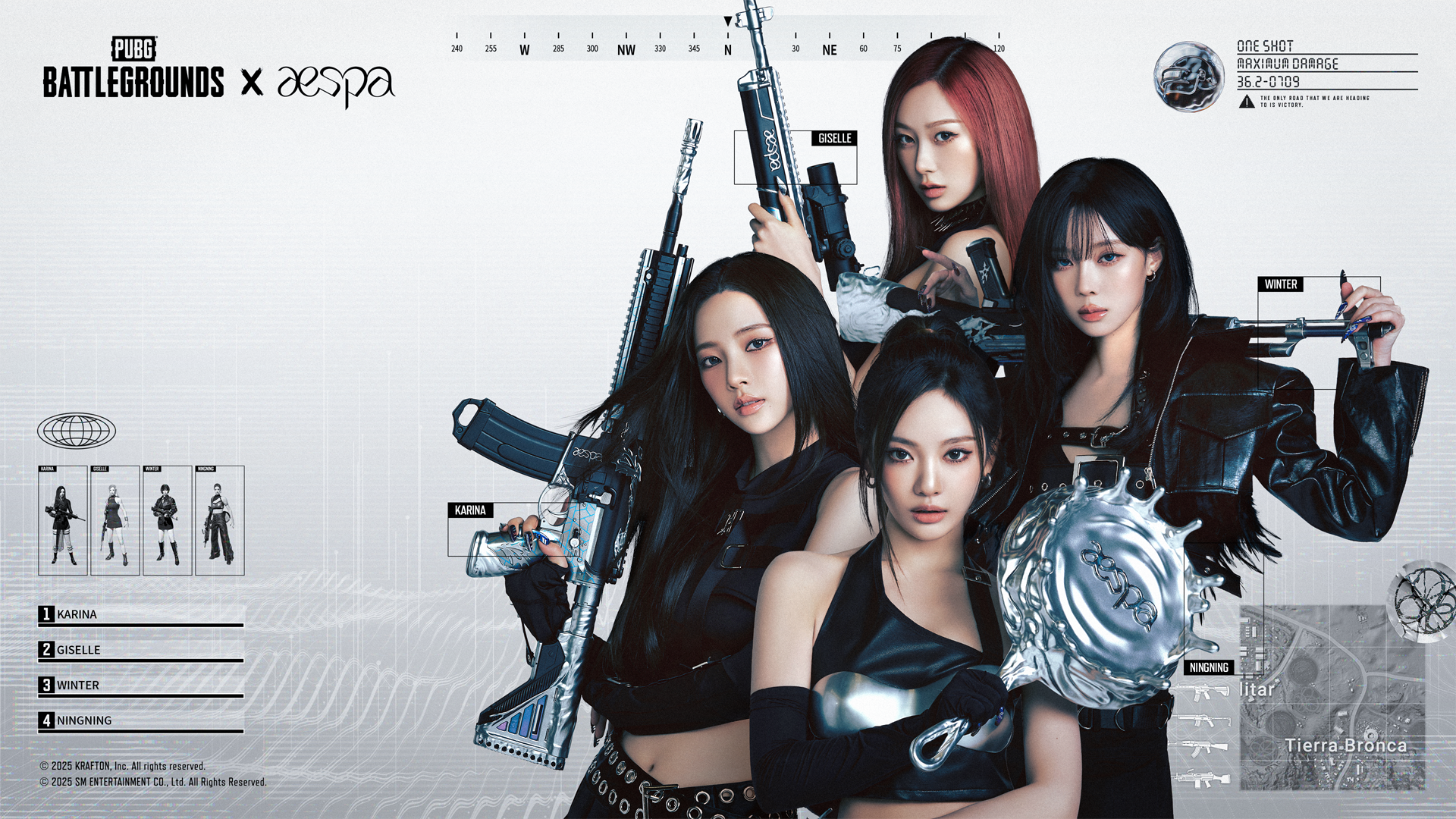 《PUBG》联动aespa内容公布