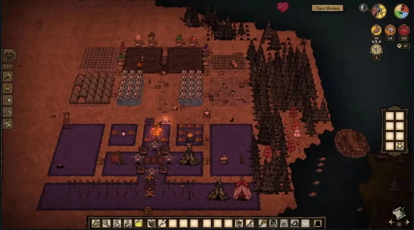 饥荒联机版不同键位有什么作用