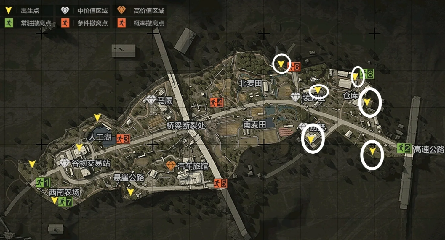 暗区突围强化农场苟分点在哪里