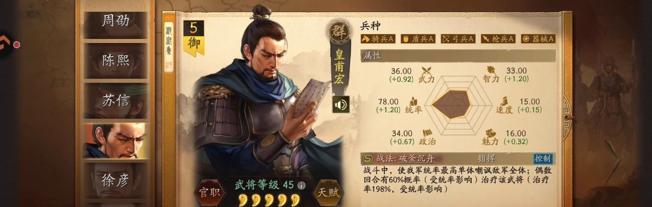 三国志战略版皇甫宏的优缺点是什么