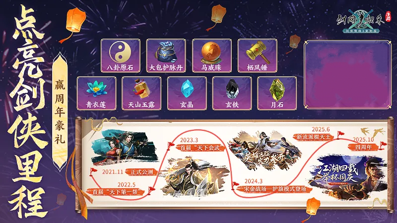 《剑网1：归来》四周年嘉年华今日开启,在线抽飞天茅台