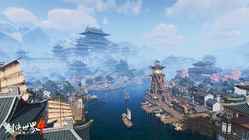 1亿㎡无缝江湖,《剑侠世界4:无限》三大亮点全扫描