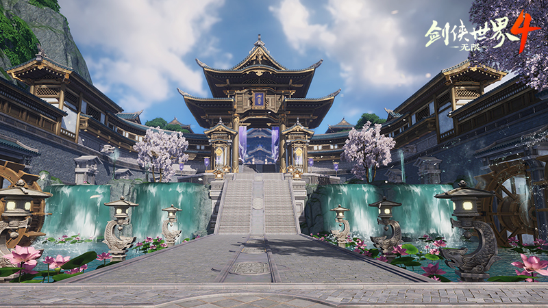 堪比5A景区,西山居《剑侠世界4:无限》唯美国风江湖盛宴