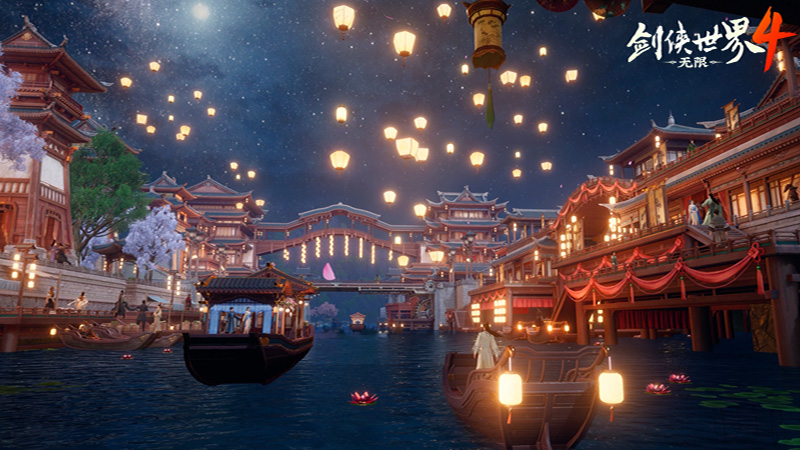 无缝大江湖,《剑侠世界4:无限》水陆空三大轻功逍遥游