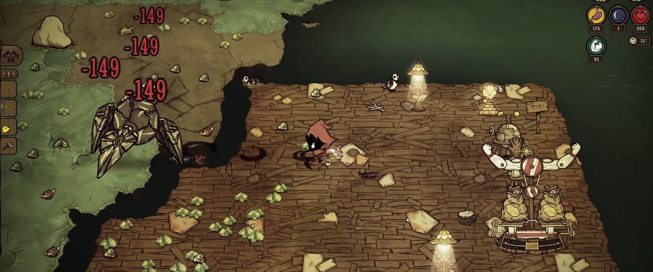 饥荒联机版怎么用回旋镖打天体 饥荒联机版怎么用回旋镖打天体