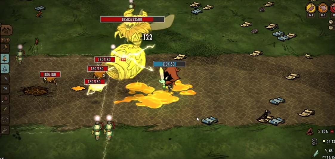 饥荒联机版怎么用麻刺节点打蜂后