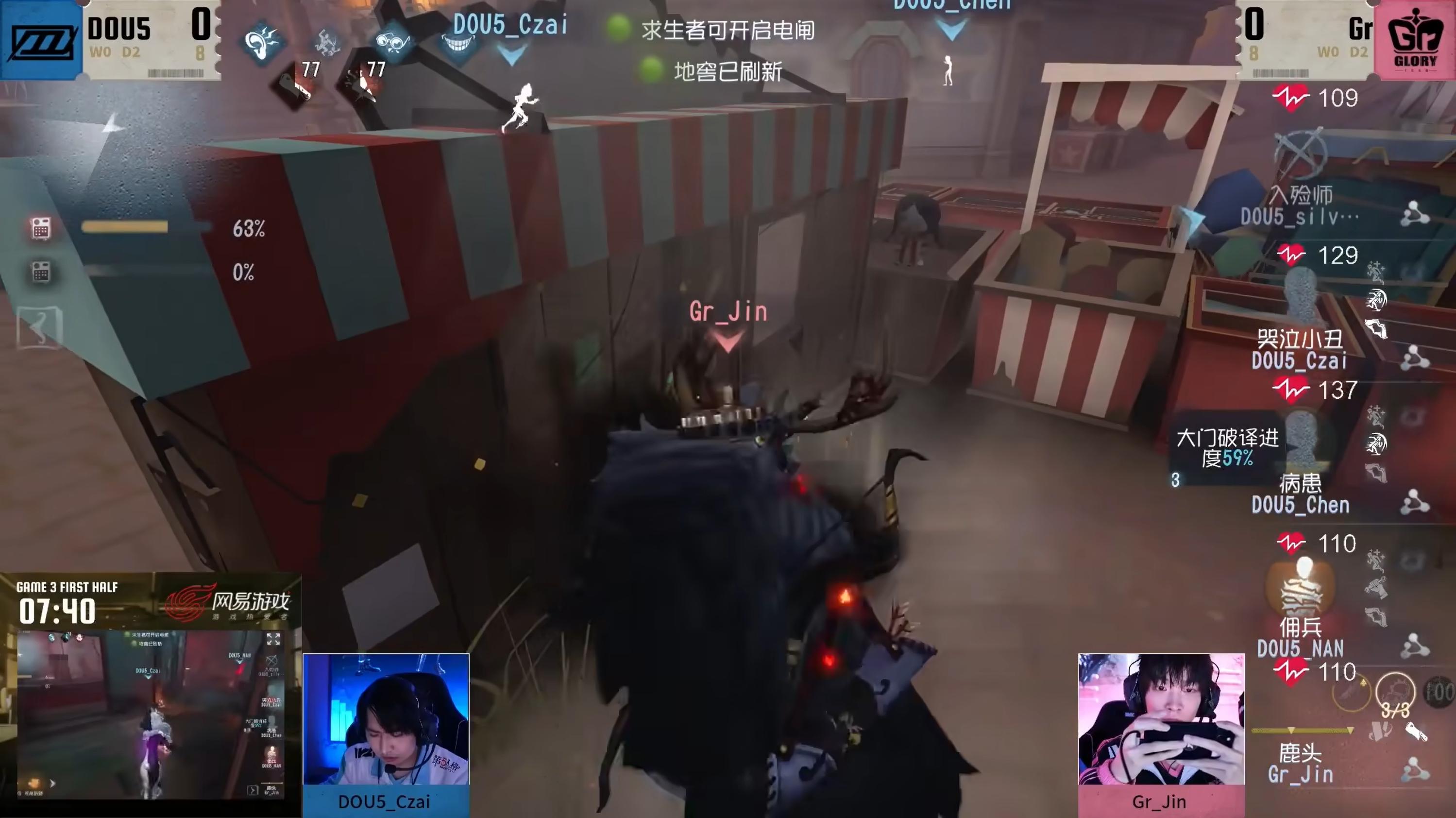 《第五人格》2025IVL秋季赛第六周赛报发布