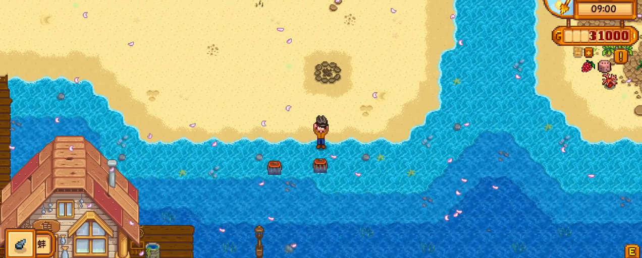 星露谷物语蟹笼流的收益怎么样