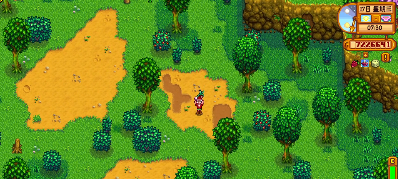 星露谷物语初期如何集中采摘