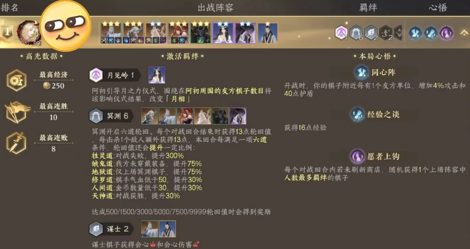 逆水寒手游逆水侠棋冥渊阵容怎么玩