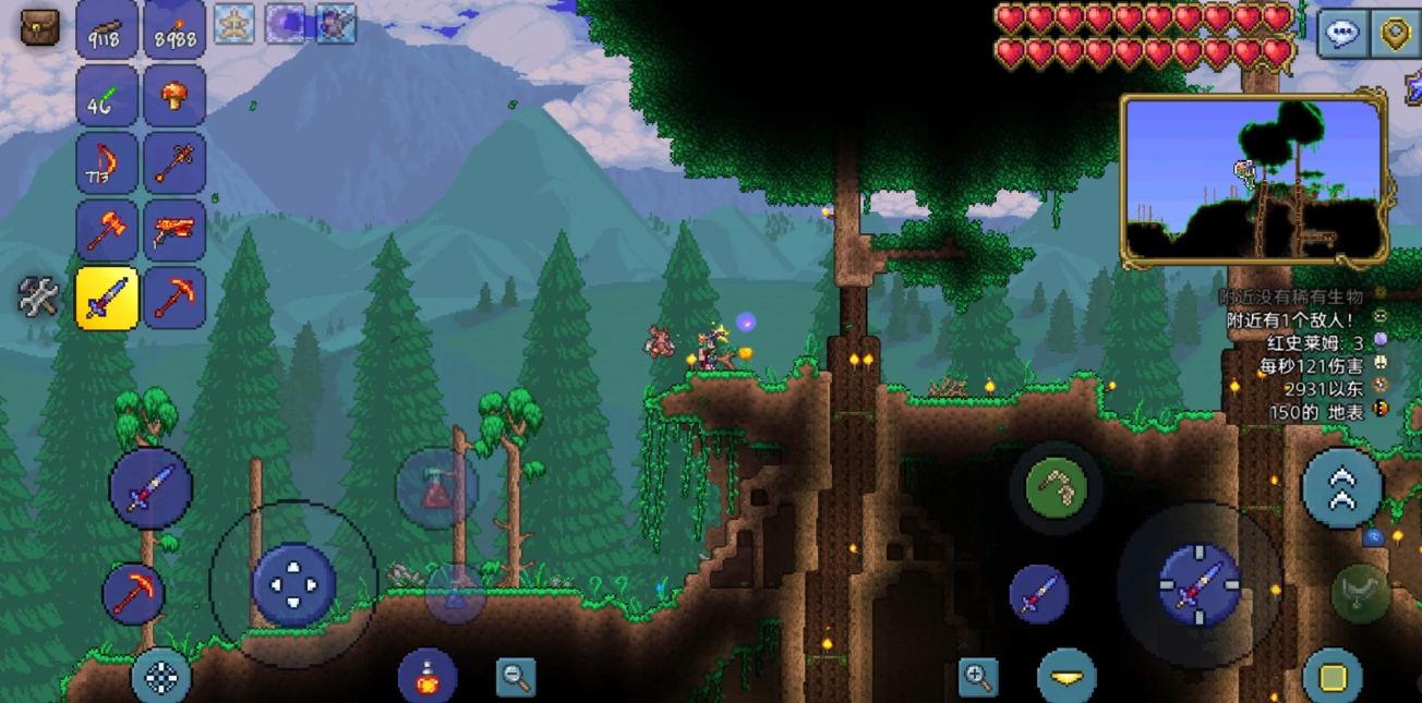 泰拉瑞亚宝藏室和微型生物群系有什么