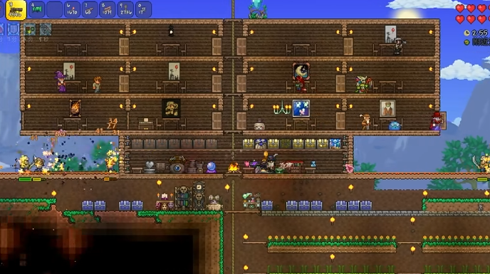 泰拉瑞亚海盗入侵事件要如何触发