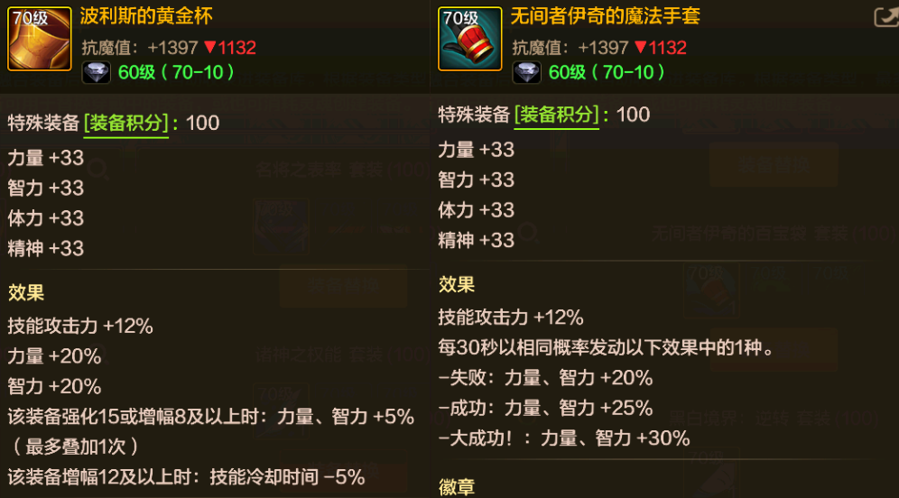 地下城与勇士手游诸神套怎么散搭