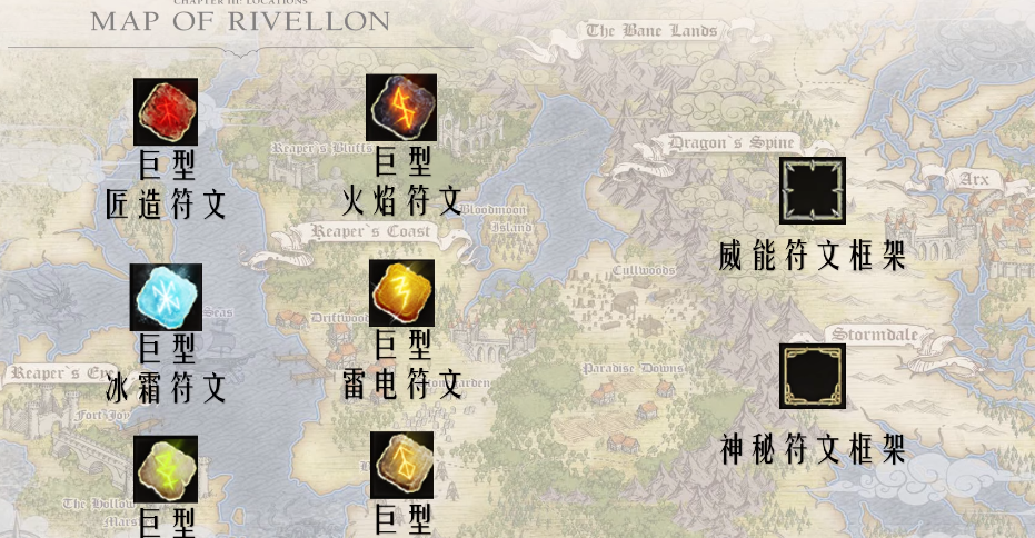 神界原罪2合成得到的四级符文有哪些效果