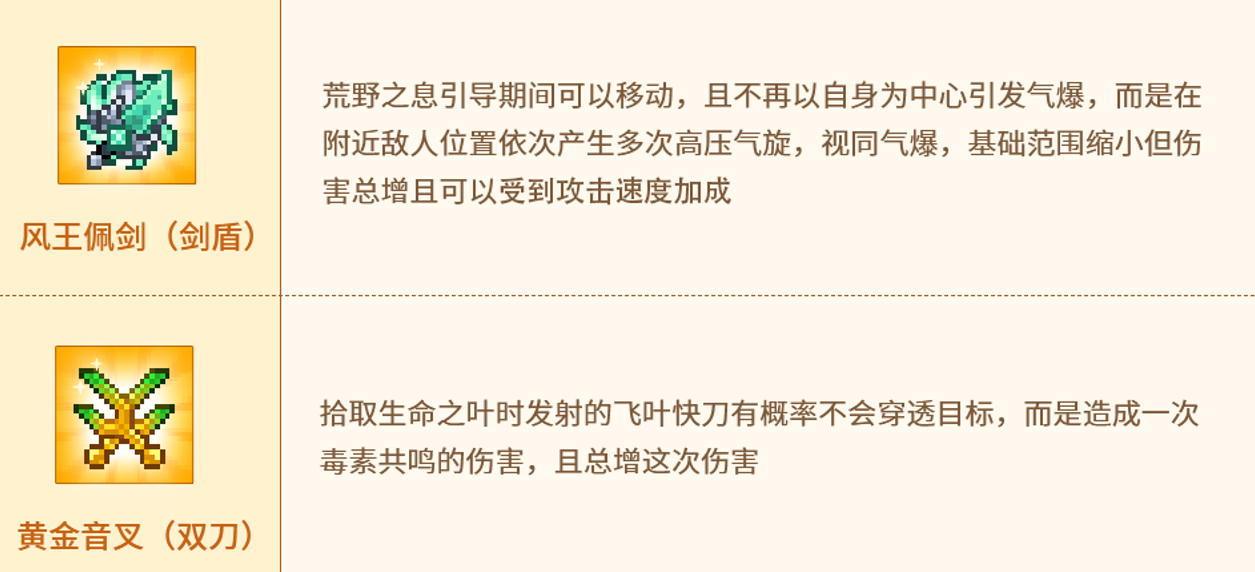 元气骑士前传荒野战士新红武有哪些 元气骑士前传荒野战士新红武有哪些