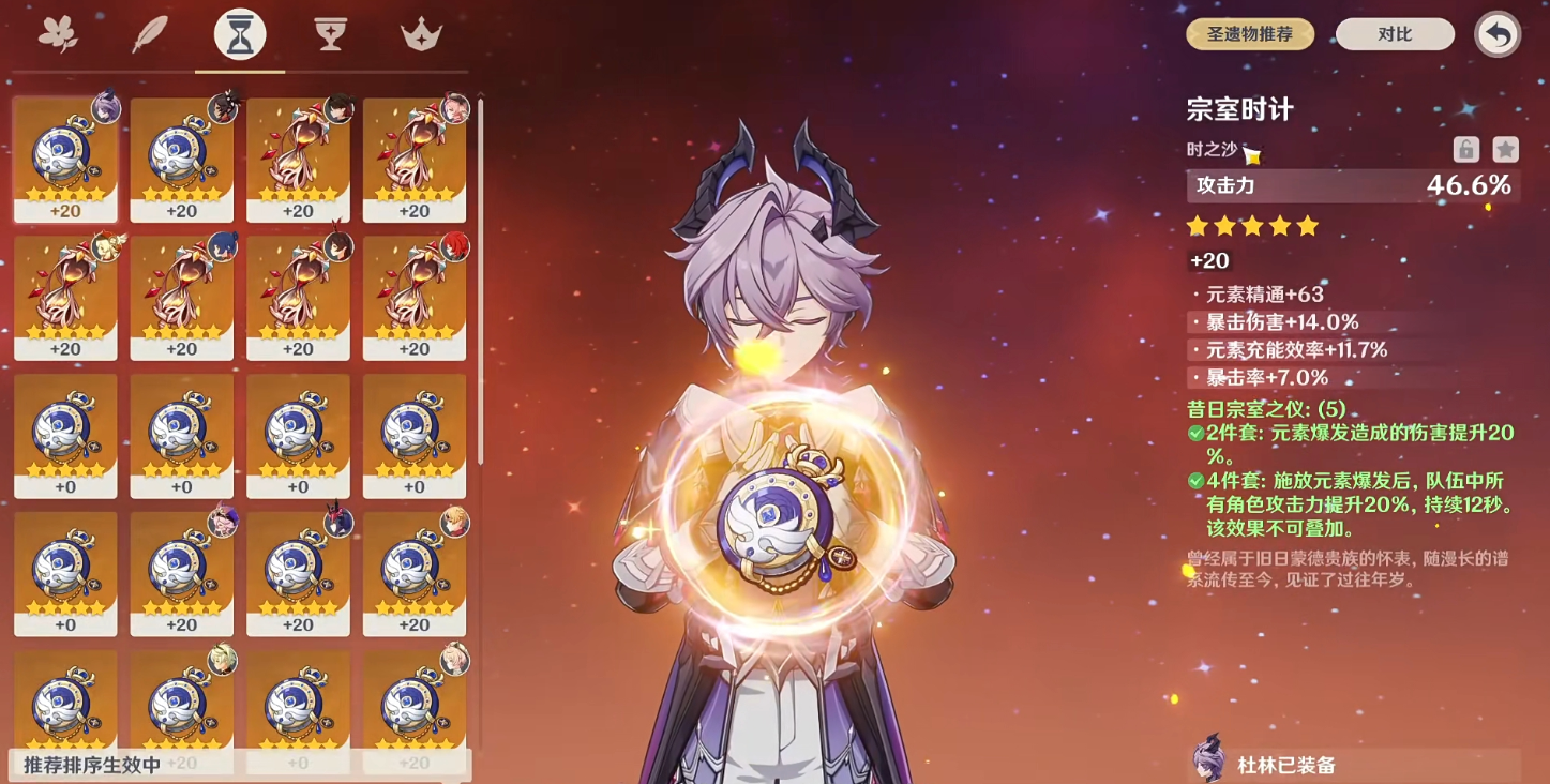 原神杜林选什么武器和圣遗物好