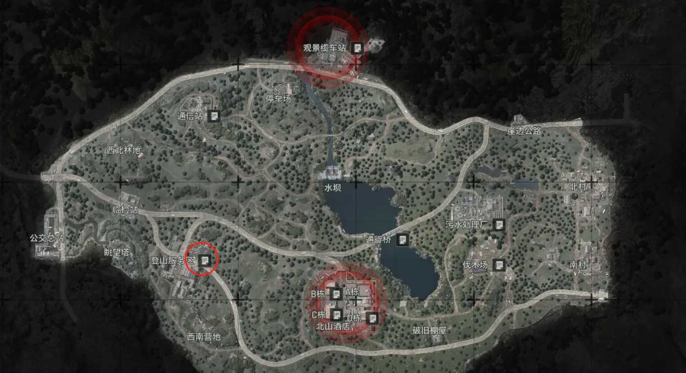 暗区突围北部山区的保险箱在哪里