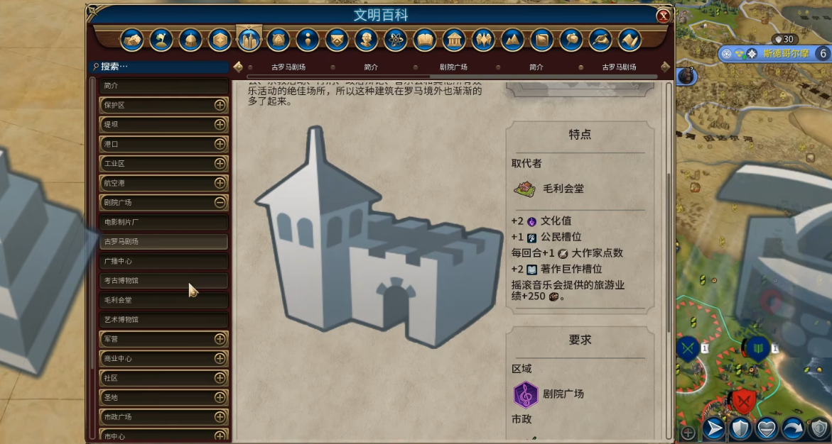 文明6剧院广场有哪些优势