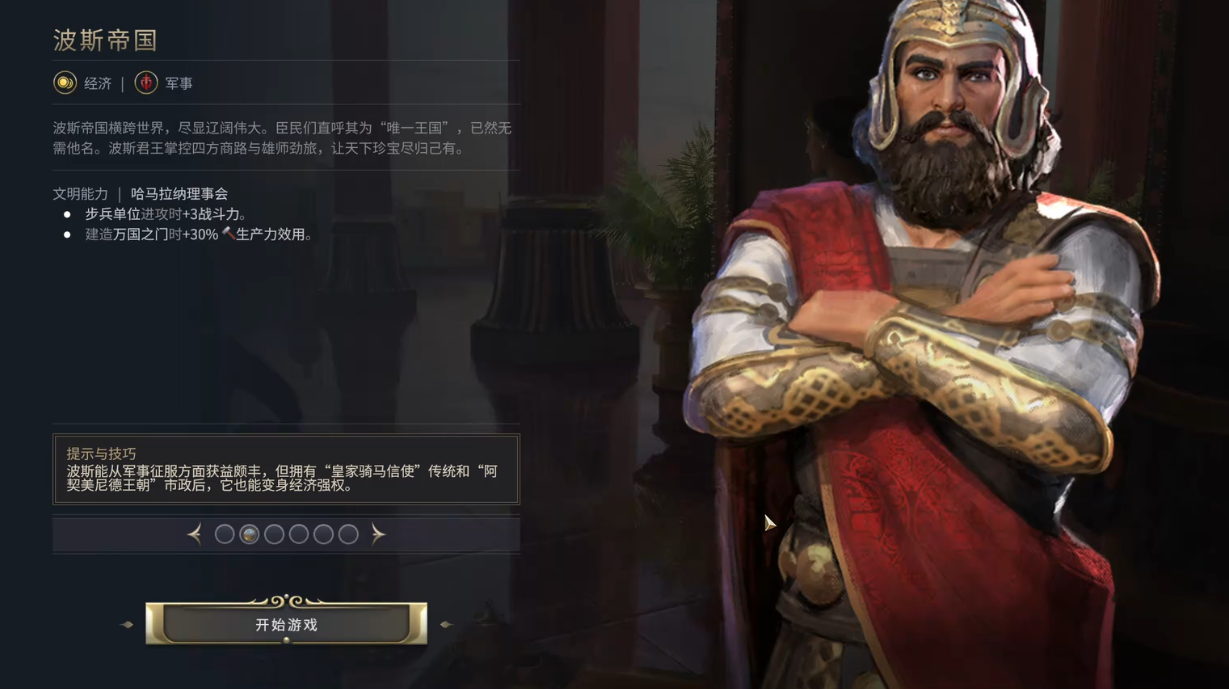 文明7波斯的领袖纪念物和能力有哪些