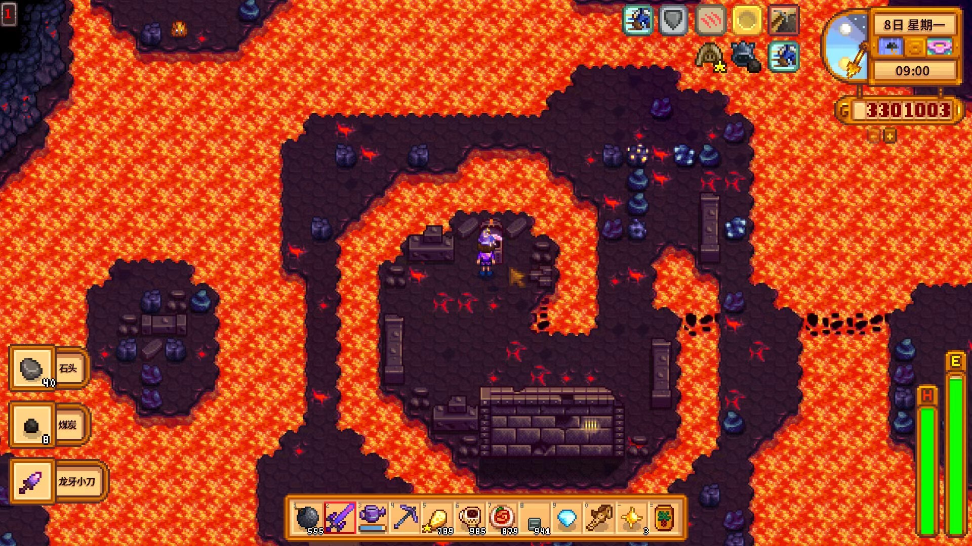 星露谷物语火山地牢该怎么进行探索