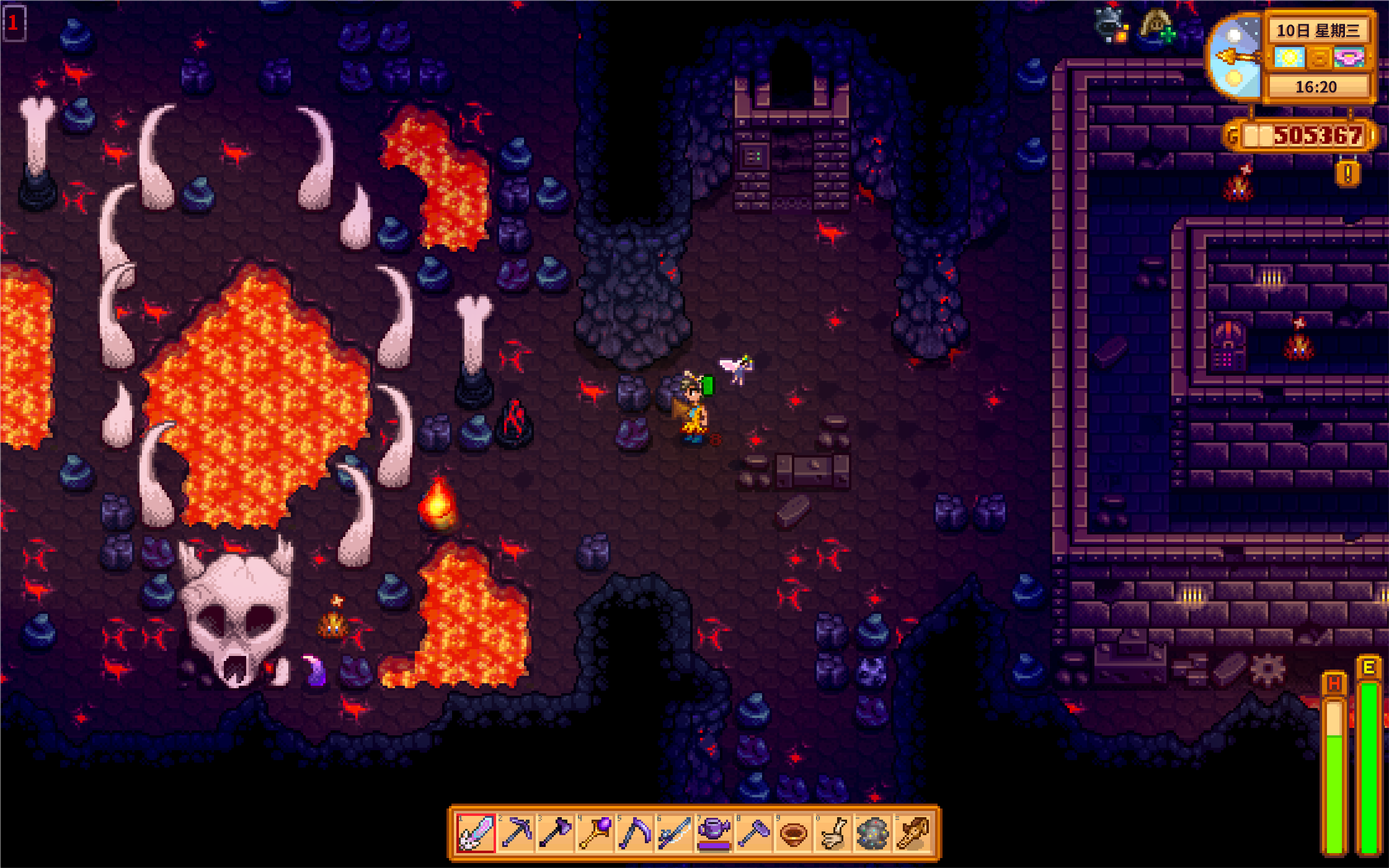 星露谷物语火山地牢该怎么进行探索