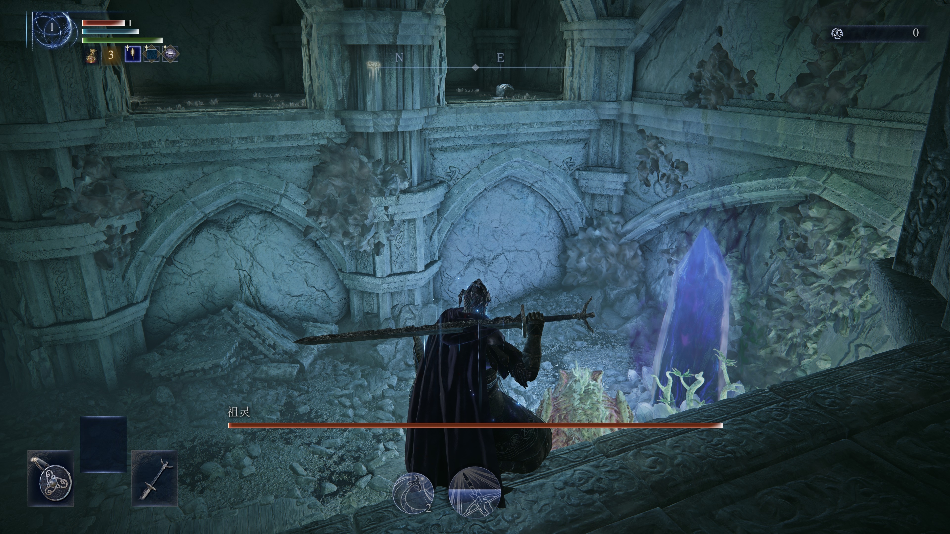 艾尔登法环黑夜君临首日大空洞怎么搜