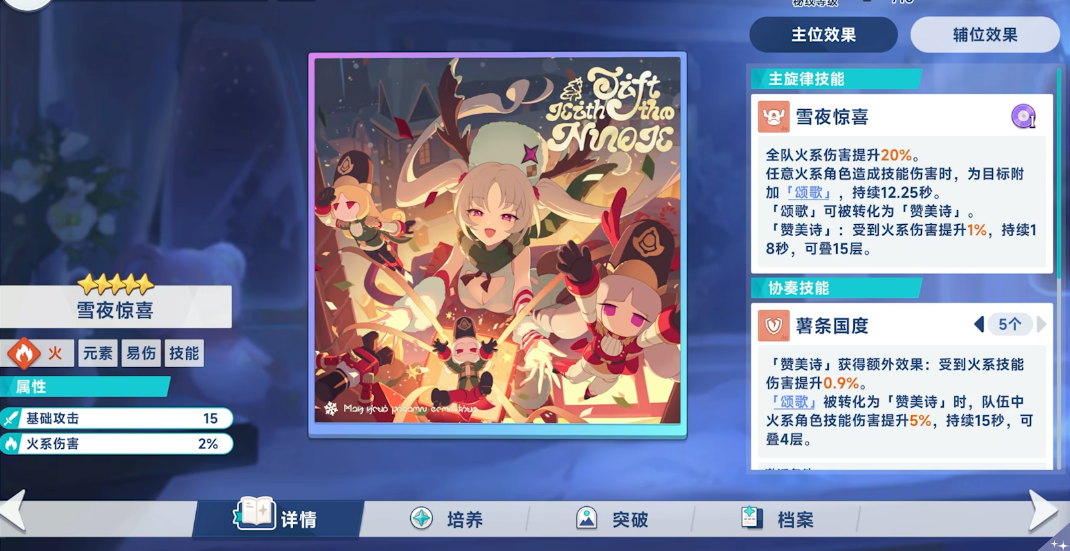 星塔旅人圣夜菈露怎么配队与养成