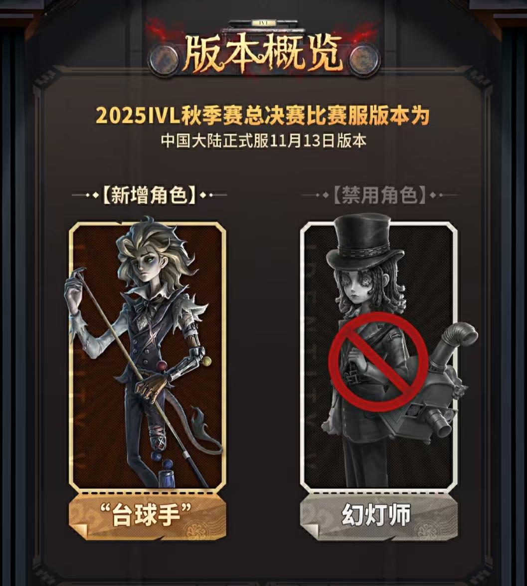 岁末逐光一决高下,《第五人格》2025IVL秋季赛总决赛竞逐一触即发