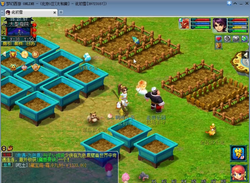 梦幻西游庭院怎么升级