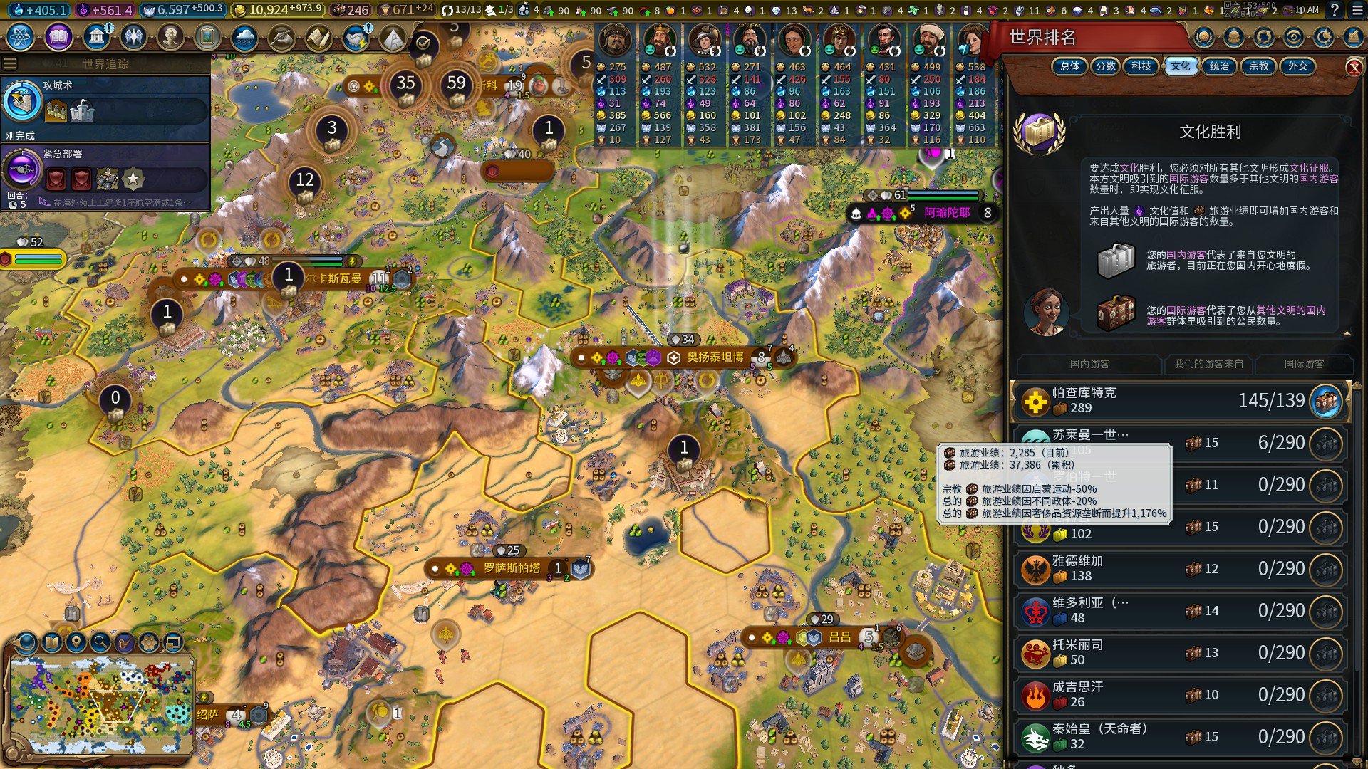 文明6文化胜利有什么好用思路 文明6文化胜利有什么好用思路