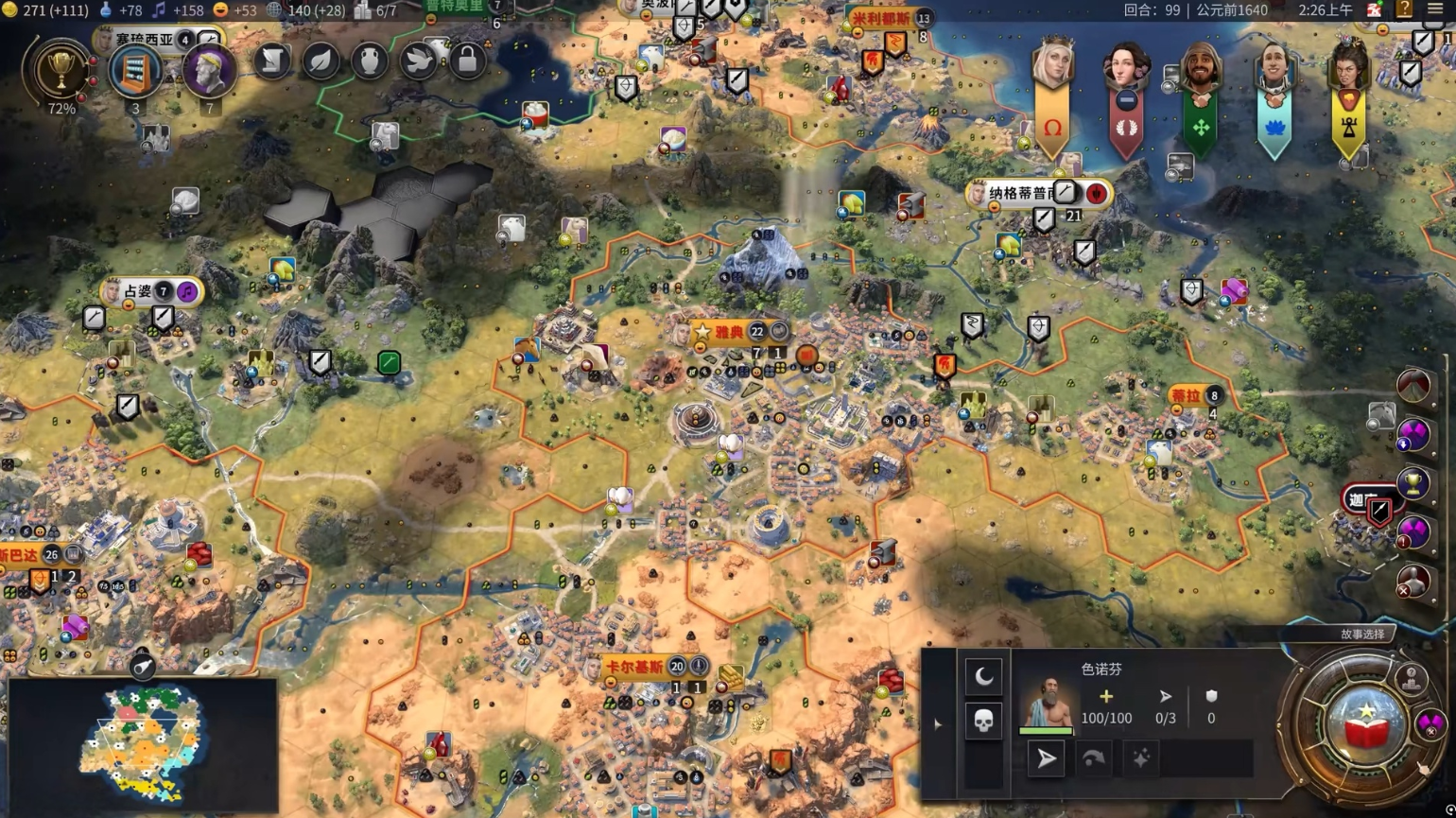 文明7希腊的学究有哪些