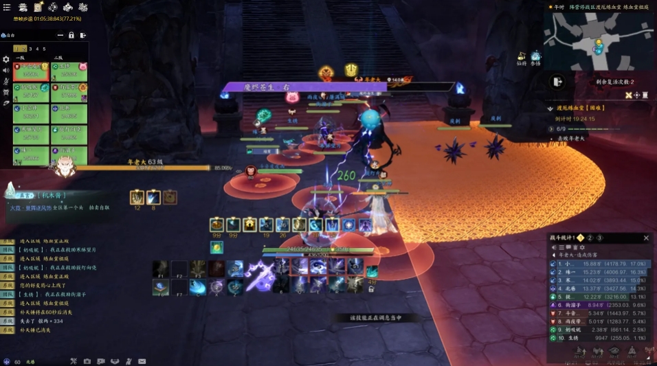 诛仙世界困难炼血堂年老大怎么打