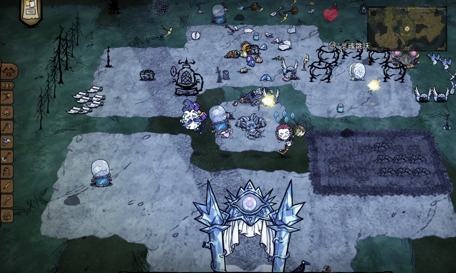 饥荒温蒂天体线怎么走