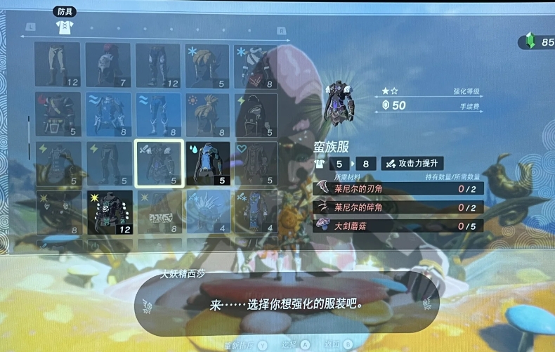 塞尔达传说蛮族套和近卫套怎么拿