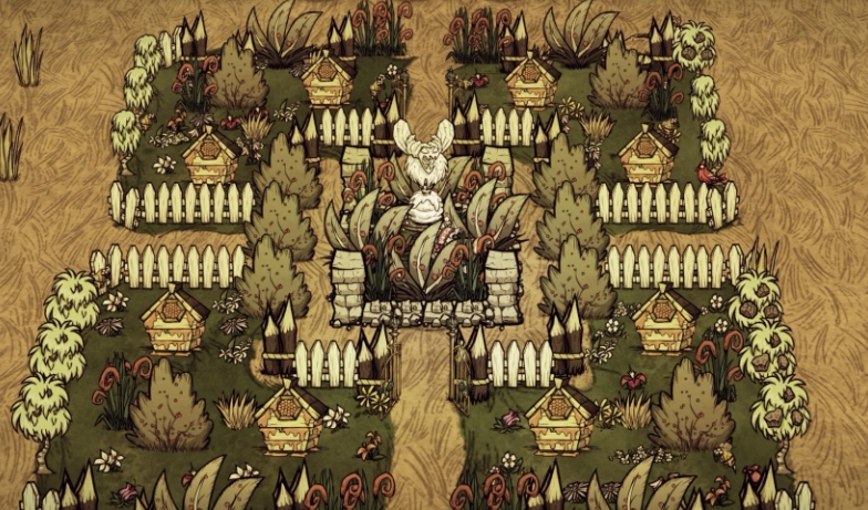 饥荒联机版蜂箱花园怎么建造