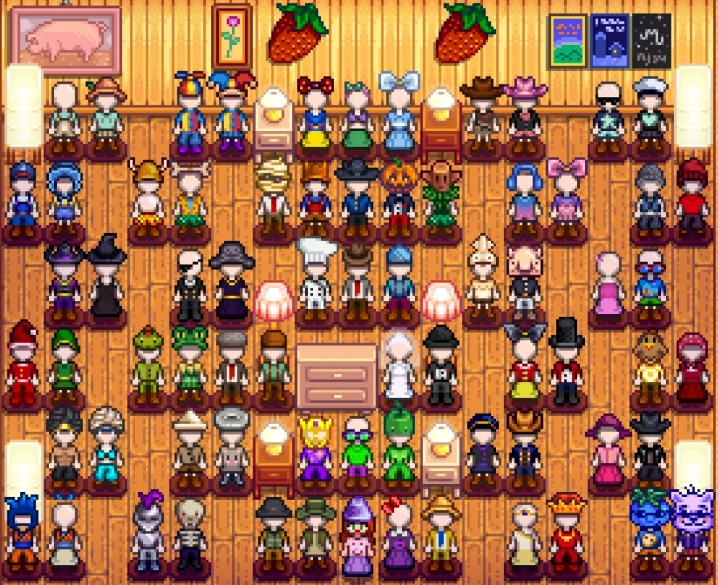 星露谷物语男角色套装有哪些