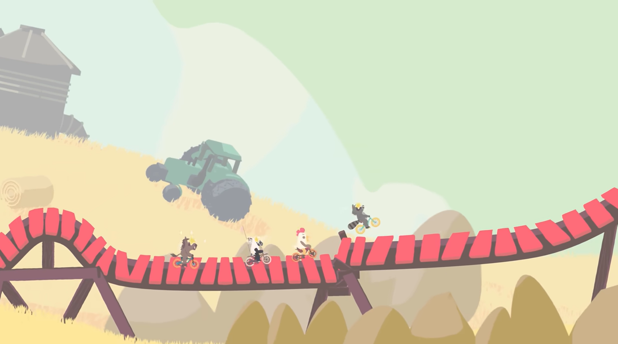 超级羊浣熊测评：和三五好友一起来场特技自行车比赛